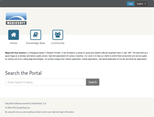 Tablet Screenshot of helpdesk.magicsoft-asia.com